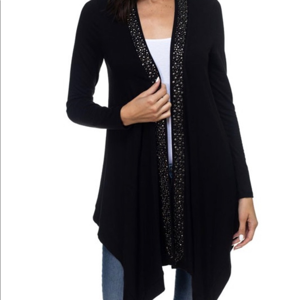 White open flowy cardigan